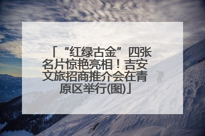 “红绿古金”四张名片惊艳亮相！吉安文旅招商推介会在青原区举行(图)