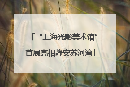 “上海光影美术馆”首展亮相静安苏河湾