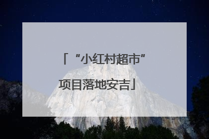 “小红村超市”项目落地安吉