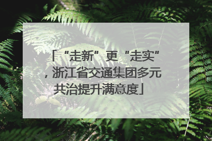 “走新”更“走实”，浙江省交通集团多元共治提升满意度