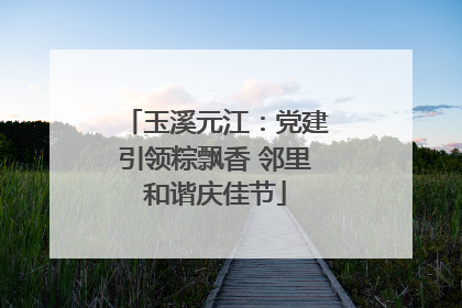 玉溪元江：党建引领粽飘香 邻里和谐庆佳节