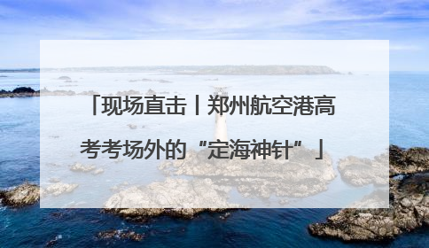 现场直击丨郑州航空港高考考场外的“定海神针”