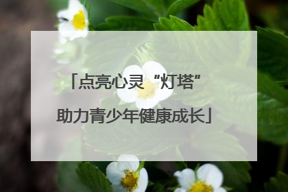 点亮心灵“灯塔” 助力青少年健康成长