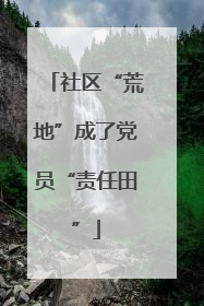 社区“荒地”成了党员“责任田”