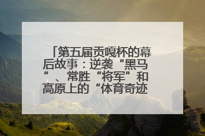 第五届贡嘎杯的幕后故事：逆袭“黑马”、常胜“将军”和高原上的“体育奇迹”丨微纪录