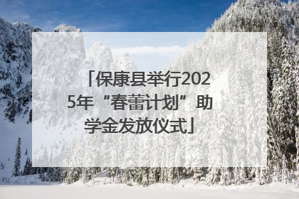 保康县举行2025年“春蕾计划”助学金发放仪式