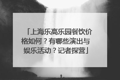 上海乐高乐园餐饮价格如何？有哪些演出与娱乐活动？记者探营