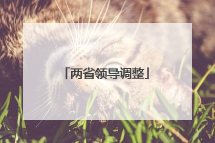 两省领导调整