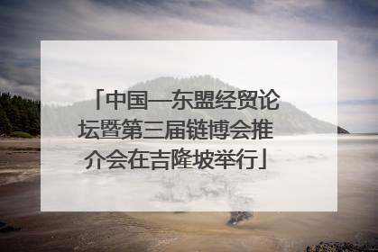 中国—东盟经贸论坛暨第三届链博会推介会在吉隆坡举行