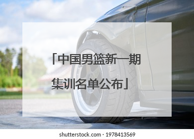 中国男篮新一期集训名单公布