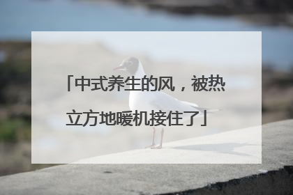 中式养生的风，被热立方地暖机接住了