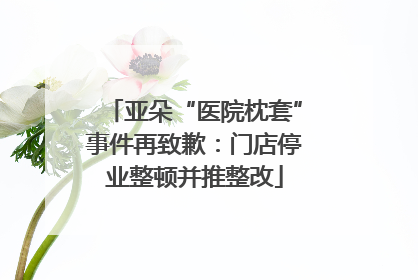 亚朵“医院枕套”事件再致歉：门店停业整顿并推整改