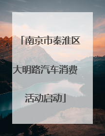 南京市秦淮区大明路汽车消费活动启动