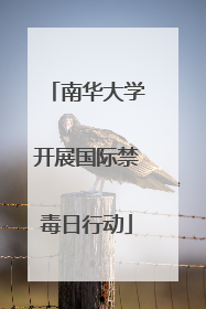 南华大学开展国际禁毒日行动