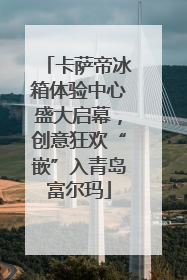 卡萨帝冰箱体验中心盛大启幕，创意狂欢“嵌”入青岛富尔玛