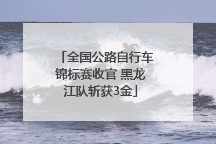 全国公路自行车锦标赛收官 黑龙江队斩获3金