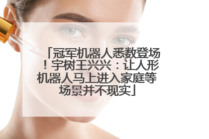 冠军机器人悉数登场！宇树王兴兴：让人形机器人马上进入家庭等场景并不现实