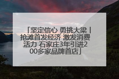 坚定信心 勇挑大梁丨抢滩首发经济 激发消费活力 石家庄3年引进200多家品牌首店
