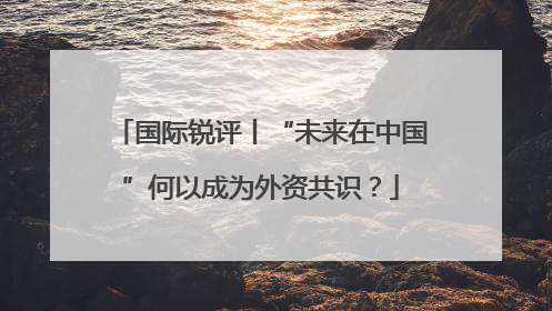 国际锐评丨“未来在中国”何以成为外资共识？