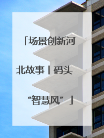 场景创新河北故事丨码头“智慧风”