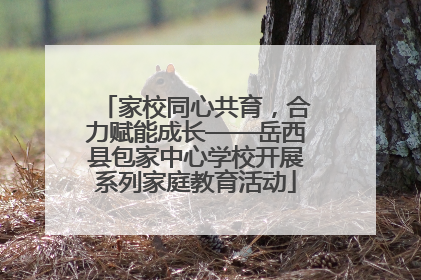 家校同心共育，合力赋能成长——岳西县包家中心学校开展系列家庭教育活动