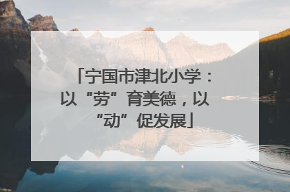 宁国市津北小学：以“劳”育美德，以“动”促发展