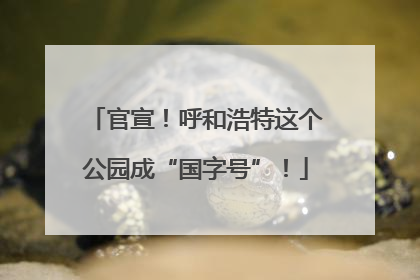 官宣！呼和浩特这个公园成“国字号”！