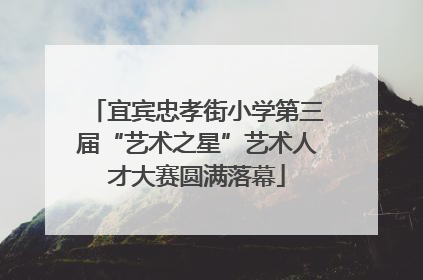 宜宾忠孝街小学第三届“艺术之星”艺术人才大赛圆满落幕