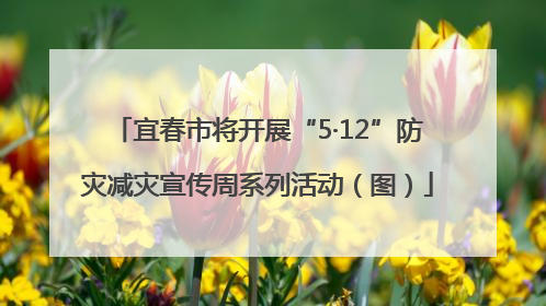 宜春市将开展“5·12”防灾减灾宣传周系列活动（图）