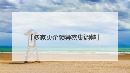 多家央企领导密集调整