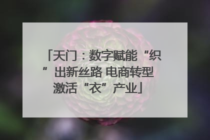 天门：数字赋能“织”出新丝路 电商转型激活“衣”产业