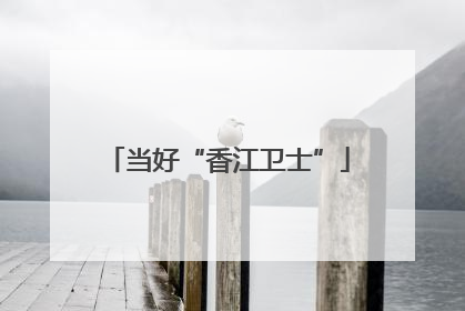 当好“香江卫士”