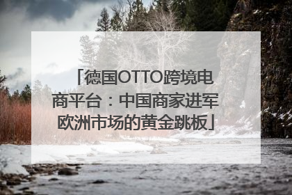 德国OTTO跨境电商平台：中国商家进军欧洲市场的黄金跳板