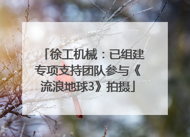 徐工机械：已组建专项支持团队参与《流浪地球3》拍摄