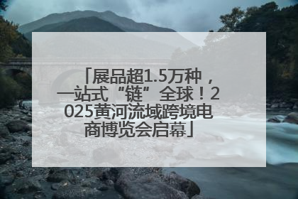展品超1.5万种，一站式“链”全球！2025黄河流域跨境电商博览会启幕