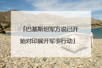 巴基斯坦军方说已开始对印展开军事行动