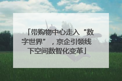 带购物中心走入“数字世界”，京企引领线下空间数智化变革