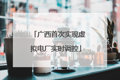 广西首次实现虚拟电厂实时调控