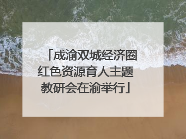 成渝双城经济圈红色资源育人主题教研会在渝举行