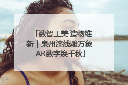 数智工美·造物维新｜泉州漆线雕万象 AR数字焕千秋
