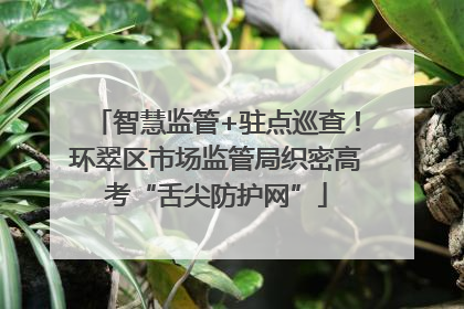 智慧监管+驻点巡查！环翠区市场监管局织密高考“舌尖防护网”