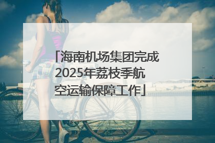 海南机场集团完成2025年荔枝季航空运输保障工作