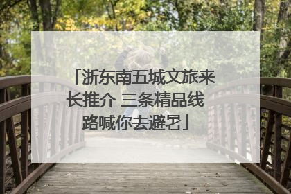 浙东南五城文旅来长推介 三条精品线路喊你去避暑