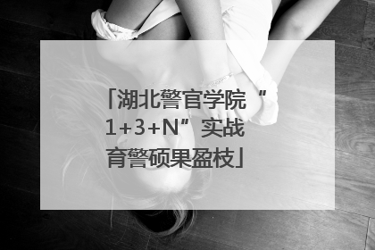 湖北警官学院“1+3+N”实战育警硕果盈枝