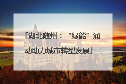 湖北随州：“绿能”涌动助力城市转型发展