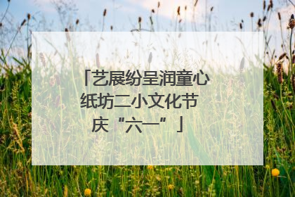 艺展纷呈润童心 纸坊二小文化节庆“六一”