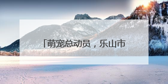 萌宠总动员，乐山市中区土主幼儿园教育集团举行庆六一活动