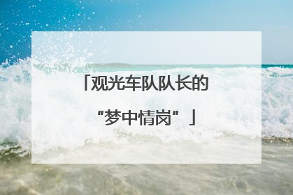 观光车队队长的“梦中情岗”
