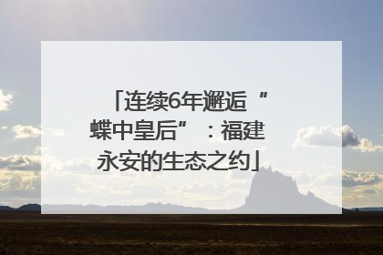 连续6年邂逅“蝶中皇后”：福建永安的生态之约