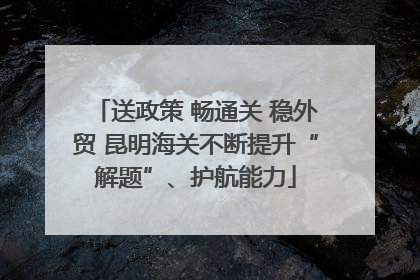 送政策 畅通关 稳外贸 昆明海关不断提升“解题”、护航能力
